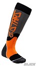 ALPINESTARS Youth MX Plus-2 Socks Cool Gray / Orange Fluor